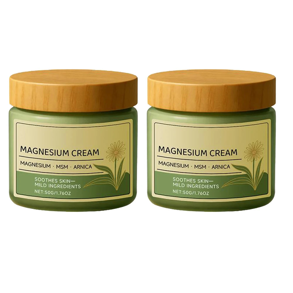 Nerve Total Relief Magnesium Cream Body Care Cream Deep Hydration Soothing Balm for Knees Muscles External Massage Care Lotion