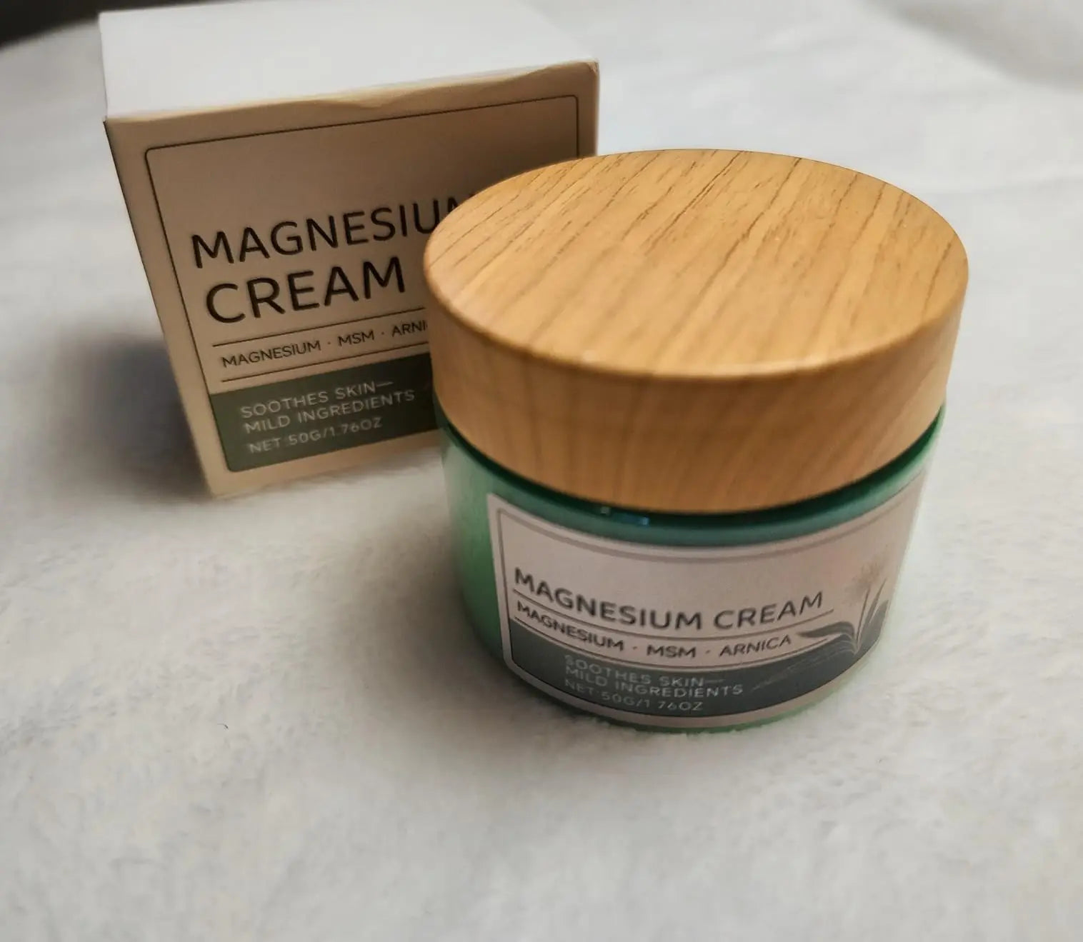 Nerve Total Relief Magnesium Cream Body Care Cream Deep Hydration Soothing Balm for Knees Muscles External Massage Care Lotion