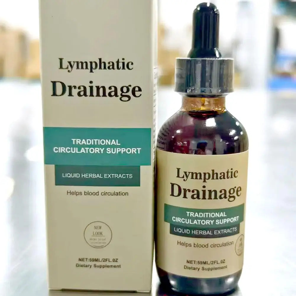 1-10X Lymphatic Drainage Drops - Natural Herbal Formula Helps Body Detoxify Reduces Edema And Discomfort Unisex Body Daily Care