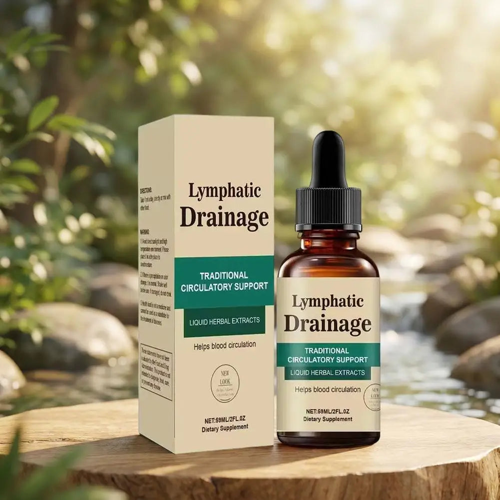 1-10X Lymphatic Drainage Drops - Natural Herbal Formula Helps Body Detoxify Reduces Edema And Discomfort Unisex Body Daily Care