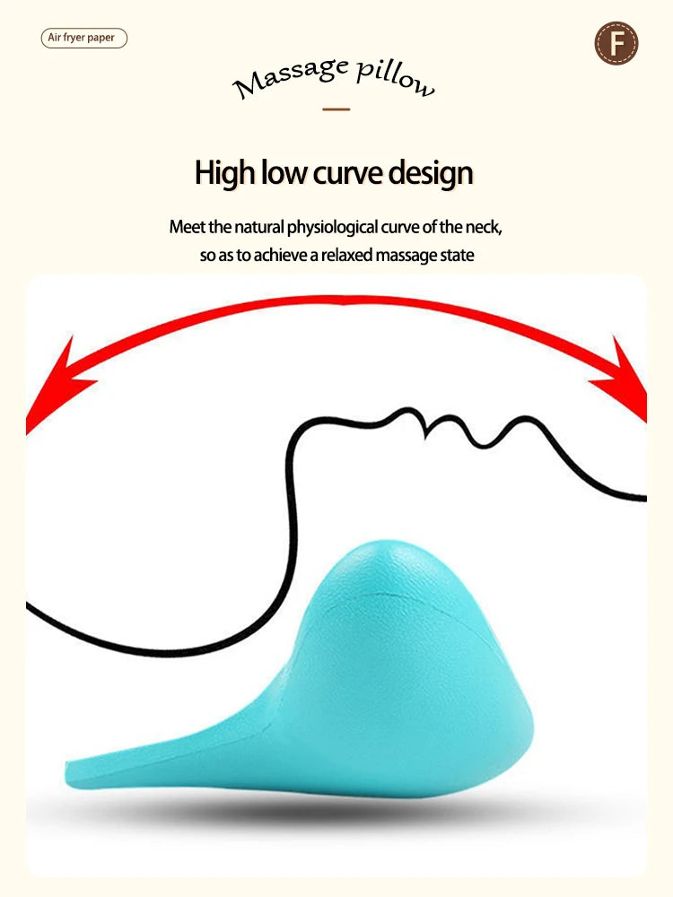 Cervical Massage Pillow Household Portable Gravity Finger Pressure Neck Protection Traction Pillow Assists Sleep Repair Pillow