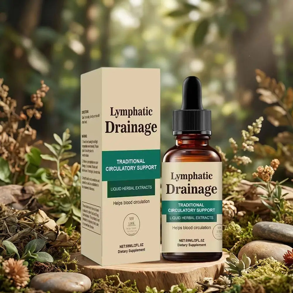 1-10X Lymphatic Drainage Drops - Natural Herbal Formula Helps Body Detoxify Reduces Edema And Discomfort Unisex Body Daily Care
