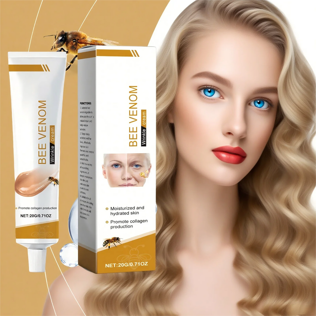 Bee Venoms Cream Moisturizing Skin Elasticity Increased Reduce Fine Lines Deep Hydration Face Care Anti Aging Cream for Woman