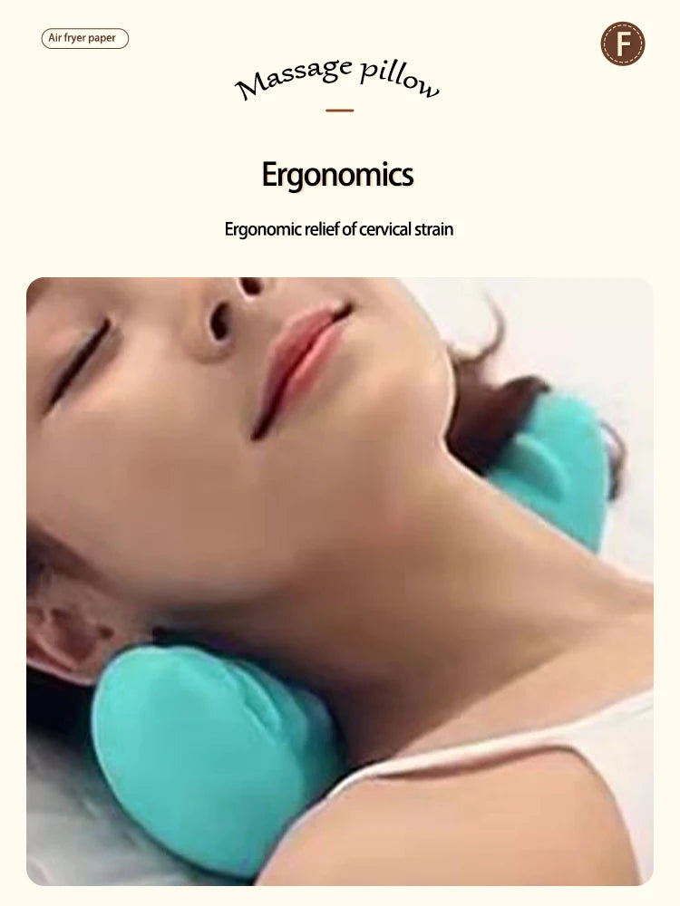 Cervical Massage Pillow Household Portable Gravity Finger Pressure Neck Protection Traction Pillow Assists Sleep Repair Pillow