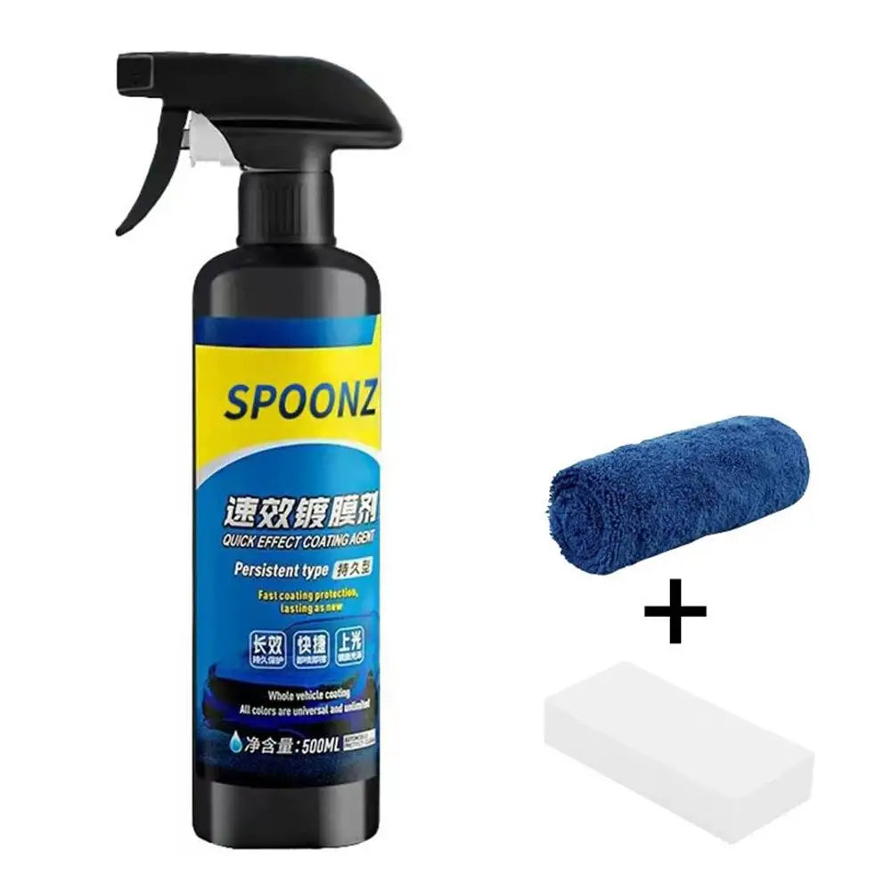 120/500ml Car Coating Spray Nano Ceramic Quick Effect Coating Agent Spray Quick Coat Wax Polish Spray Protection Car Coating