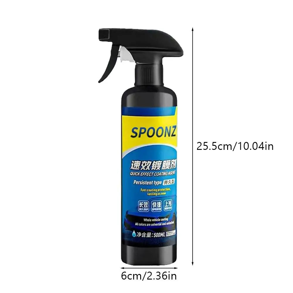 120/500ml Car Coating Spray Nano Ceramic Quick Effect Coating Agent Spray Quick Coat Wax Polish Spray Protection Car Coating