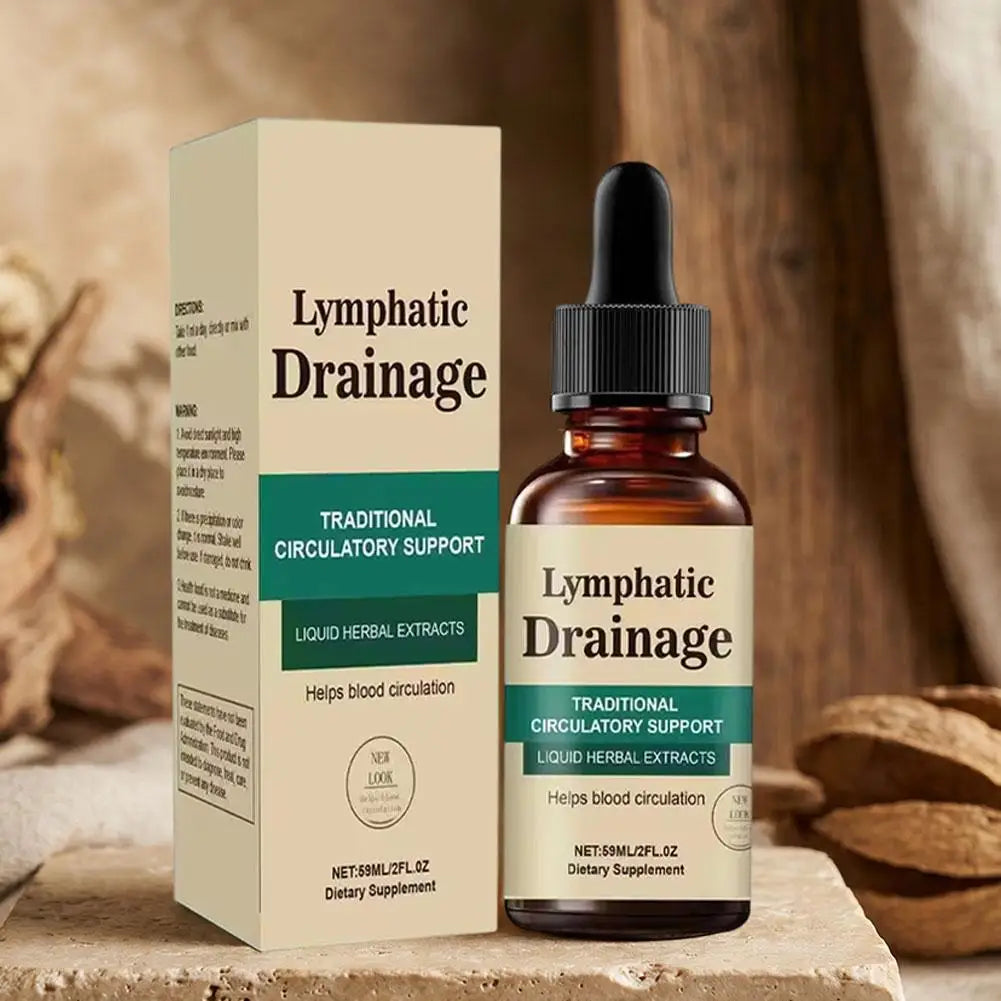 1-10X Lymphatic Drainage Drops - Natural Herbal Formula Helps Body Detoxify Reduces Edema And Discomfort Unisex Body Daily Care