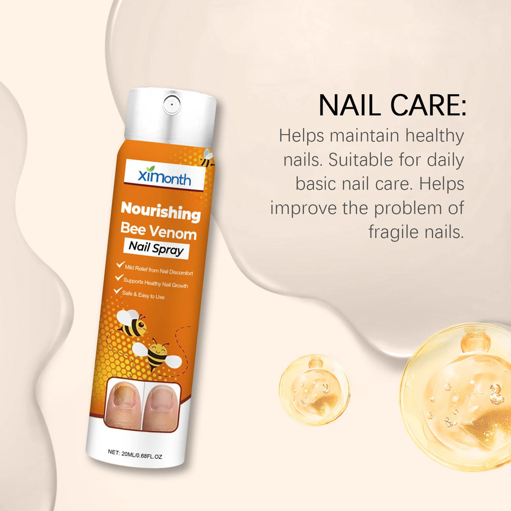 Nail Nourishing Spray Gentle Care for Hands and Feet, Strengthens Nails, Moisturizes, and Softens Cuticles
