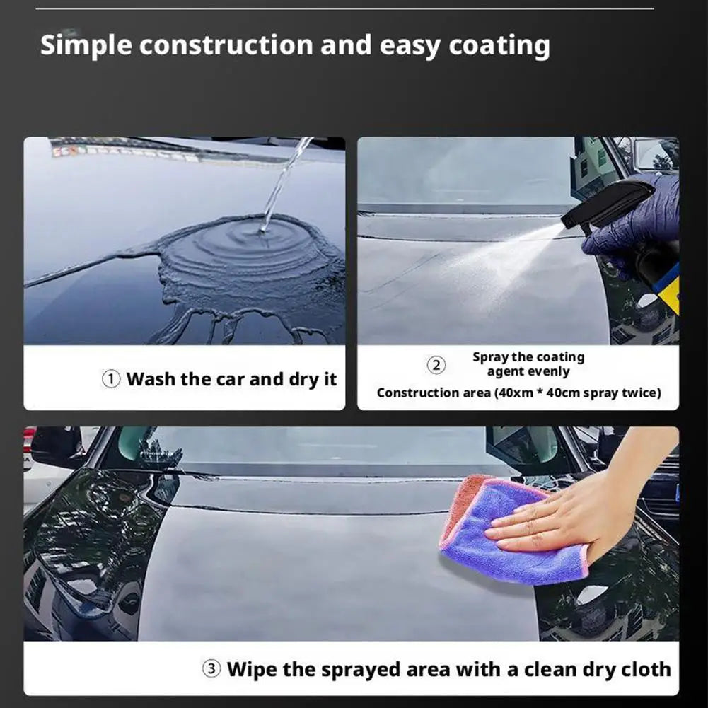 120/500ml Car Coating Spray Nano Ceramic Quick Effect Coating Agent Spray Quick Coat Wax Polish Spray Protection Car Coating