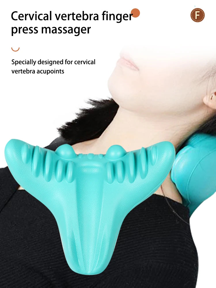 Cervical Massage Pillow Household Portable Gravity Finger Pressure Neck Protection Traction Pillow Assists Sleep Repair Pillow