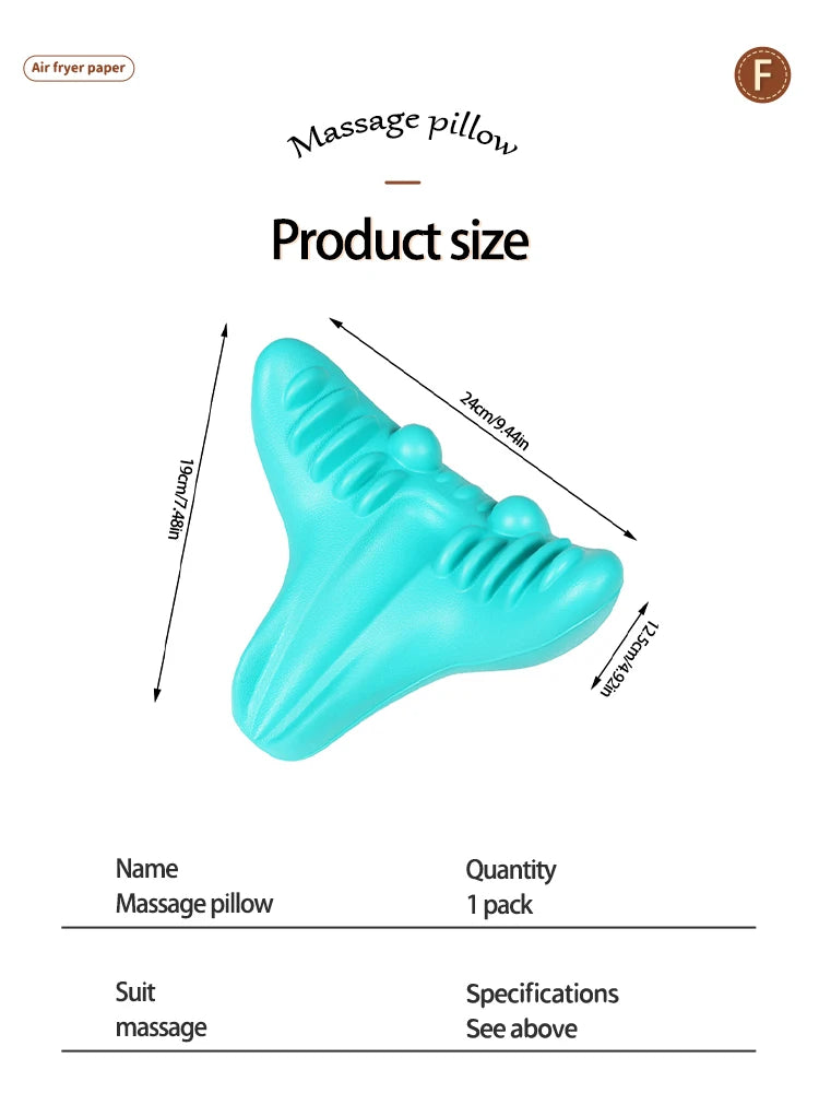 Cervical Massage Pillow Household Portable Gravity Finger Pressure Neck Protection Traction Pillow Assists Sleep Repair Pillow