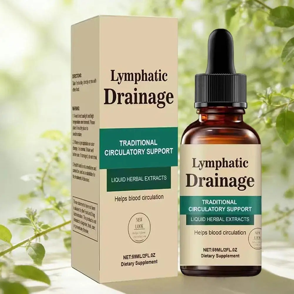 1-10X Lymphatic Drainage Drops - Natural Herbal Formula Helps Body Detoxify Reduces Edema And Discomfort Unisex Body Daily Care