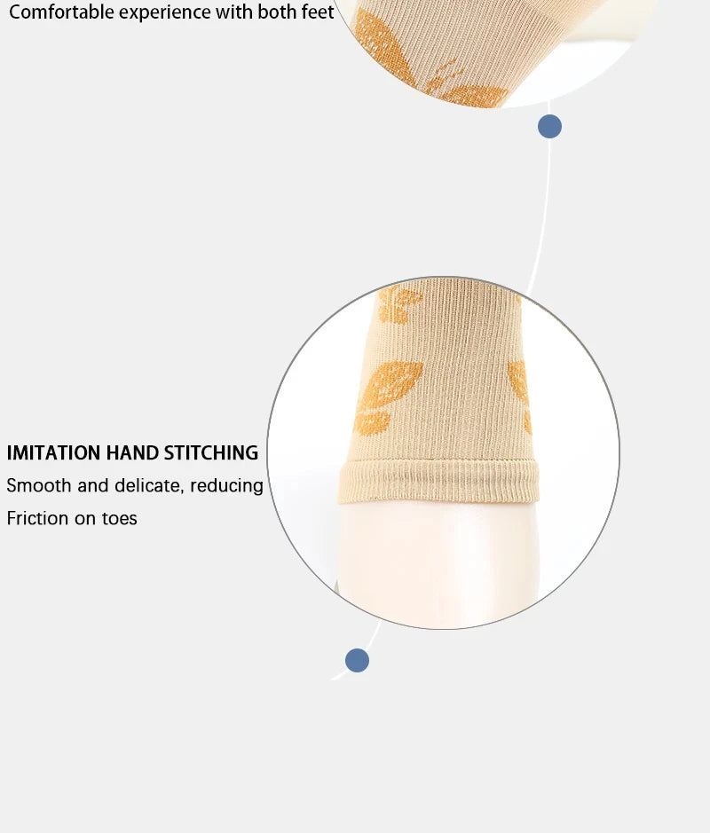Compression Socks S-XXL Medical Edema Pregnant Varicocele Open Toe Socks Men Women Solid Color Knee Length Elastic Tight Socks