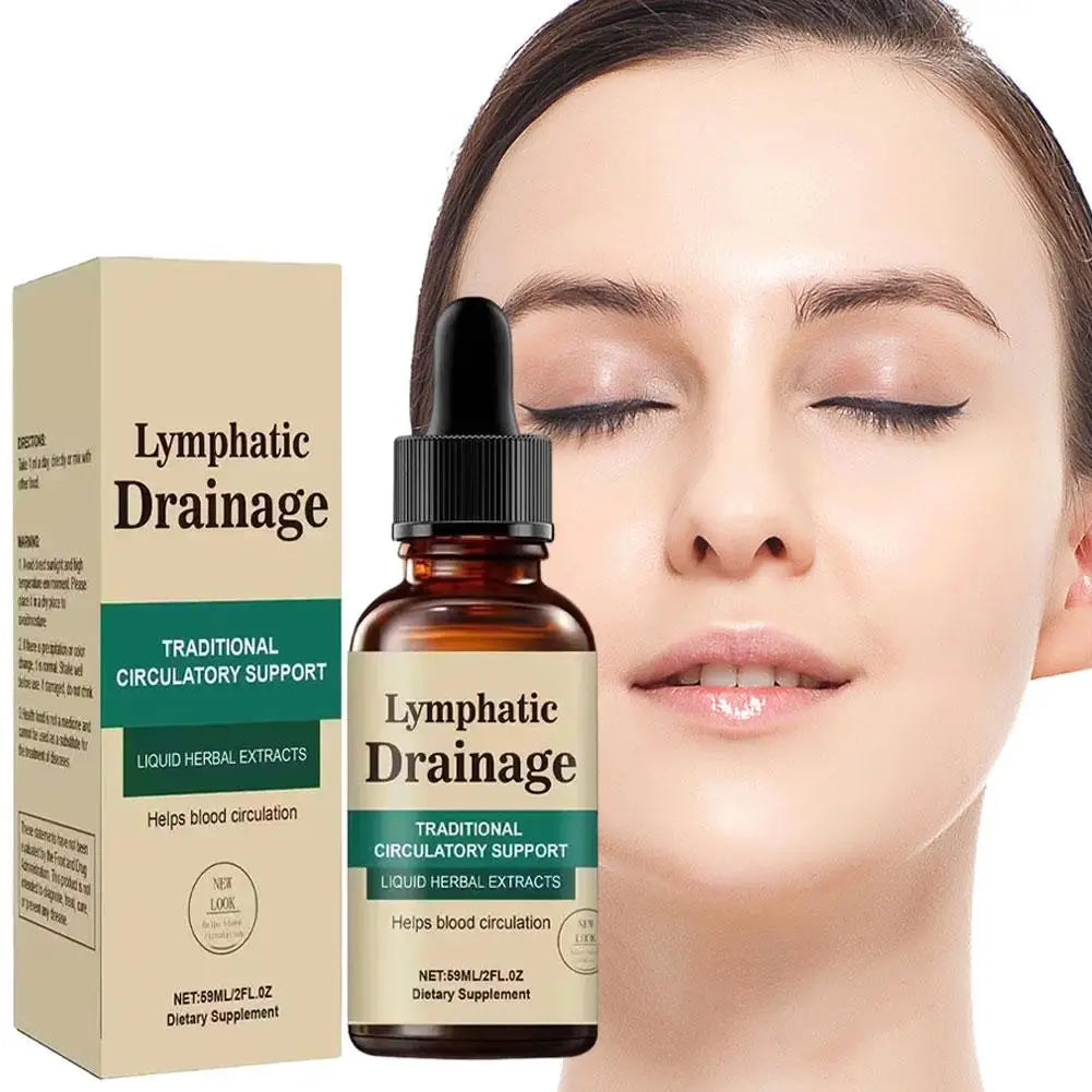 1-10X Lymphatic Drainage Drops - Natural Herbal Formula Helps Body Detoxify Reduces Edema And Discomfort Unisex Body Daily Care